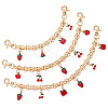 Aluminum Purse Strap Extenders AJEW-WH0248-912-1