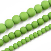 Opaque Glass Beads Strands GLAA-T032-P6mm-MD06-4