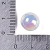 Rainbow Iridescent Plating Acrylic Beads FIND-B077-01A-4