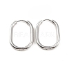 Non-Tarnish 304 Stainless Steel Oval Hoop Earrings LS-EJEW-M218-02C-P-1