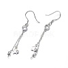 925 Sterling Silver Dangle Earring Findings STER-L057-057P-2