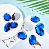 Acrylic Rhinestone Flat Back Cabochons GACR-FG0001-02-5