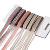 18 Yards 6 Styles Polyester Ribbon SRIB-C001-C01-1