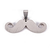 201 Stainless Steel Enamel Pendants STAS-S110-075K-2