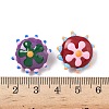 Baking Paint Glass Enamel Beads LAMP-S080-03-4