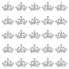 25Pcs Alloy Rhinestone Cabochons FIND-GA0007-48B-1