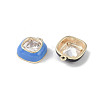 Brass Enamel Charms KK-A218-06G-2