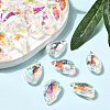 Glass Pendants LS-GLAA-22X13-28AB-5