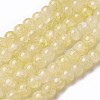 Spray Painted Glass Beads Strands X-GLAA-A038-C-41-1
