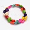 Dyed Synthetic Turquoise Beads Strands LS-G-M152-01-B-2