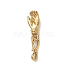 304 Stainless Steel S-Hook Clasps STAS-G373-04G-03-1