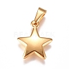 304 Stainless Steel Pendants STAS-I135-25G-1