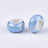 Electroplate Porcelain Beads PORC-T003-01-03-2