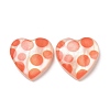 Printed Opaque Resin Cabochons FIND-E020-09C-09-2