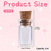 50Pcs Column Glass Jar Glass Bottles Bead Containers AJEW-YW0001-56-2