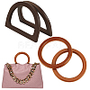   4Pcs 2 Style Wooden Bag Handles FIND-PH0005-26-1