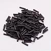 Glass Bugle Beads SEED-E001-6mm-49#-2