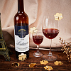 Flower Acrylic Wine Glass Charms Tag AJEW-WH0248-384B-4