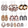 SUNNYCLUE DIY Leopard Print Pattern Earring Making Kits DIY-SC0012-002-1