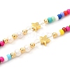 Glass Seed Beads Eyeglasses Chains AJEW-EH00383-02-5