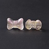 Transparent Spray Painted Glass Beads GLAA-I050-11M-4