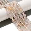 Dyed & Heated Natural Agate Beads Strands G-P539-D01-01-2