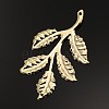 Iron Leafy Branch Filigree Big Pendants X-IFIN-P003-06-1