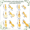 180Pcs 18 Styles Tibetan Style Alloy Glue On Flat Pad Pendant Bails FIND-PH0026-60-4