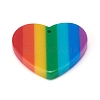 Plastic Stripe Pendants LS-KY-H003-01-2