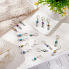 Star/Flat Round/Clover Pendant Stitch Markers HJEW-AB00362-5