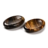 Natural Tiger Eye Oval Worry Stone G-R487-01D-3