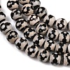 Tibetan Style dZi Beads Strands G-G328-A06-8mm-4