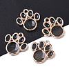 Alloy Resin Pendants RESI-R430-02A-LF-3