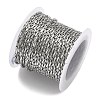Handmade 304 Stainless Steel Boston Link Chains STAS-F341-07P-2