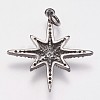 Brass Micro Pave Cubic Zirconia Pendants ZIRC-E145-52B-2
