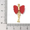 Real 18K Gold Plated Rack Plating Brass Pendants KK-Q009-06G-01-4