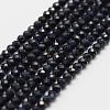 Natural Sapphire Bead Strands G-P270-2mm-23-1