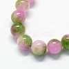 Natural Dyed Persian Jade Gemstone Bead Strands G-R271-8mm-XP25-2