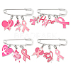 4Pcs Iron Brooches JEWB-PH01269-1
