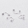 925 Sterling Silver Earring Findings STER-BC0001-25P-4