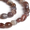 Natural Botswana Agate Beads Strands G-D0002-D81-3