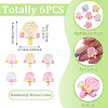 Opaque Resin Cabochons RESI-TAC0018-52-4