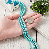 Cheriswelry 3 Strand 3 Size Natural Howlite Beads Strands G-CW0001-03-13
