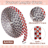 2Pcs Tartan Pattern Hotfix Glass Rhinestone DIY-ME0001-63B-2