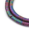Electroplated Synthetic Non-magnetic Hematite Beads Strands G-H020-M01-23-3