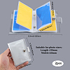 2Pcs PVC Mini Photocard Holder Book AJEW-SP0002-20A-05-2