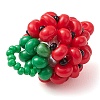 Seed Beads Beaded Charms PALLOY-MZ00331-02-4