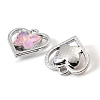 UV Plating Alloy Glass Pendants FIND-K032-21P-3
