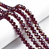 Electroplate Glass Beads Strands EGLA-A034-T3mm-B29-1