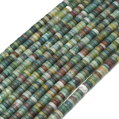 Natural Indian Agate Beads Strands G-P575-B31-4x1mm-1